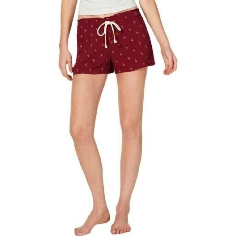 Jenni Flamingo Light Weight Flamingo Printed Pajama Shorts XXL